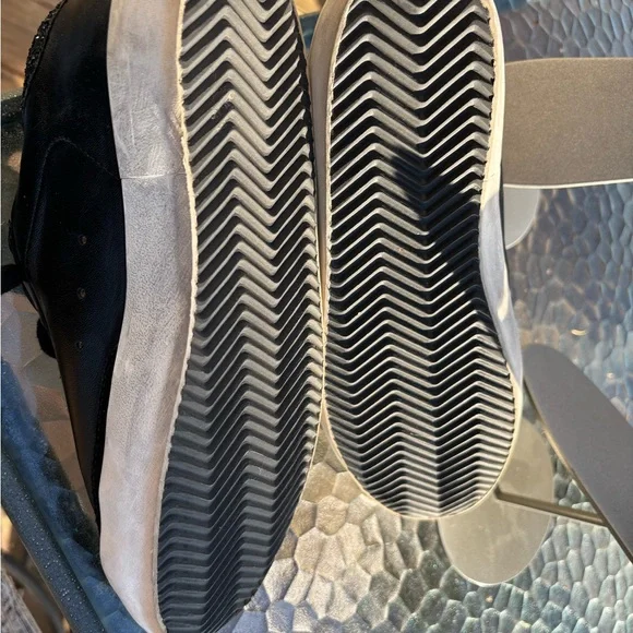 Super-Star Low Top Sneaker Golden Goose Black Sz 38 - Picture 6 of 7